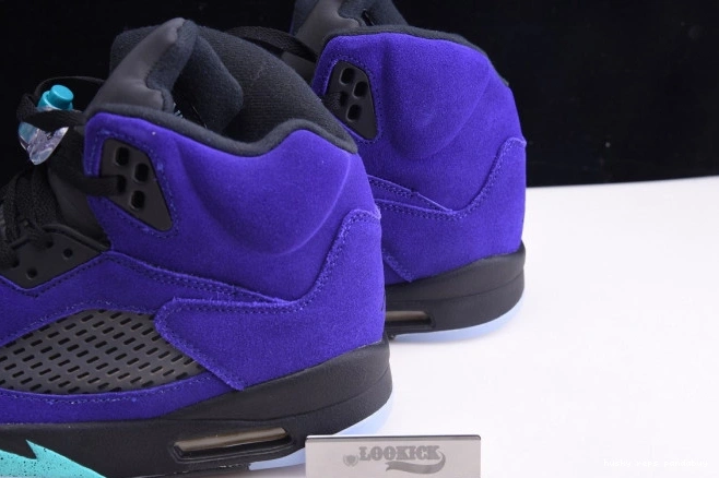 Rep Husky 5 Alternate 136027-500 Jordan Retro Air Grape 0705